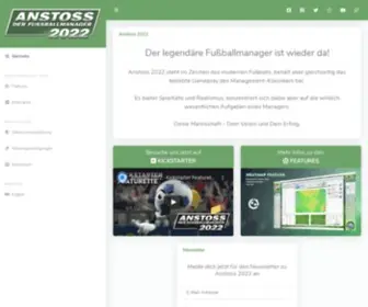 Anstoss2022.de(Anstoss 2022) Screenshot
