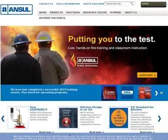 Ansul.com(Ansul Home) Screenshot
