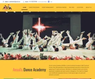 Ansulsdanceacademy.com(Ansul's Dance Academy) Screenshot