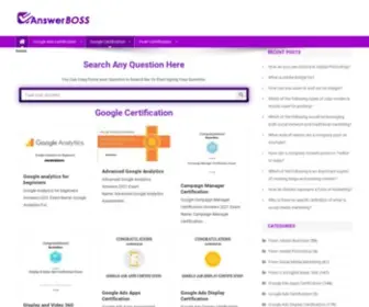 Answerboss.com(Save your time) Screenshot