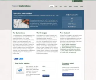 Answerexplanations.com(Answerexplanations) Screenshot