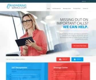 Answeringservice.com(Answering Service US) Screenshot
