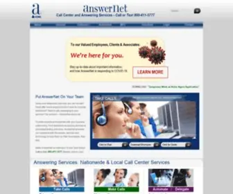 Answernet.com(Best Call Center Services Provider) Screenshot