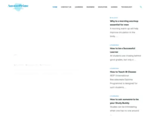 Answerprime.com(Easy answers to Difficult Questions) Screenshot