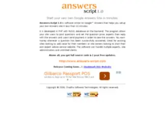 Answers-Script.com(Answers Script 1.0) Screenshot