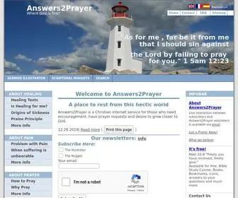 Answers2Prayer.org(Pray) Screenshot
