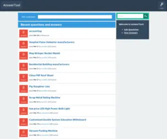 Answertool.com(Ask Questions) Screenshot