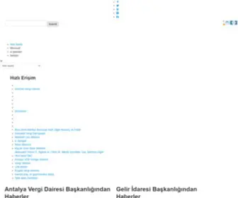 ANT-VDB.gov.tr(Antalya Vergi Dairesi Başkanlığı) Screenshot