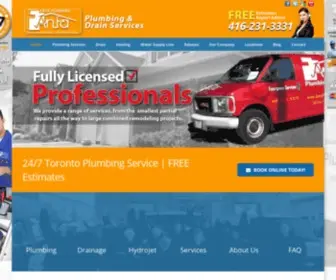 Antaforyou.com(Toronto Plumbing) Screenshot