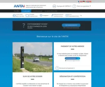Antai.gouv.fr(Agence nationale de traitement automatisé des infractions) Screenshot