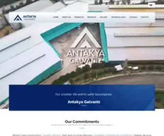 Antakyagalvaniz.com(ANTAKYA GALVANİZ) Screenshot