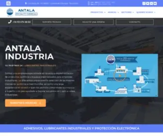 Antala.es(Adhesivos, Lubricantes Industriales y Protección Electrónica) Screenshot