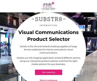 Antalis-Substr8.co.uk(Antalis Substr8) Screenshot
