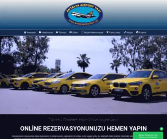 Antalyaairporttaxi.net(Antalya Havalimanı Taksi) Screenshot