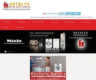 Antalyabeyazesyaservisleri.com(Antalya Beyaz Eşya Servisi) Screenshot