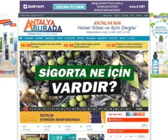 Antalyaburada.com(Antalya Haber) Screenshot
