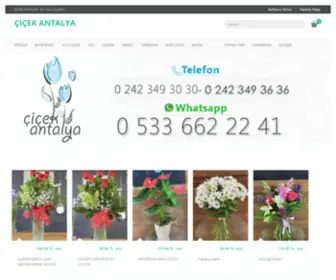 Antalyacicek.com.tr(Antalya Çiçekçilik) Screenshot