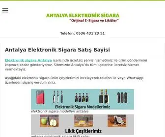 Antalyaelektroniksigara.org(Elektronik Sigara Likiti Antalya) Screenshot