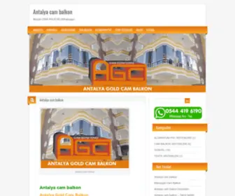 Antalyagoldcambalkon.com(Katlanır Cam Balkon) Screenshot