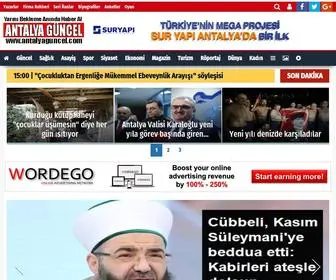 Antalyaguncel.com(Yarını) Screenshot