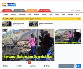 Antalyagundem.com(Antalya Gundem) Screenshot