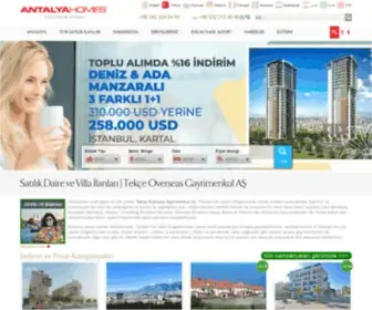 Antalyahomes.com.tr(Antalya Homes Emlak AŞ ®) Screenshot