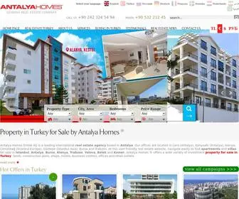 Antalyahomes.com(Antalya Homes) Screenshot