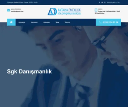 Antalyasgkdanismanlik.com(Antalya sgk danışmanlık) Screenshot