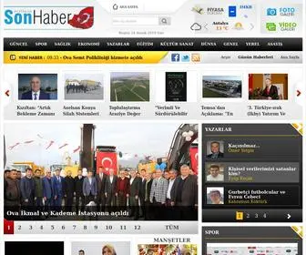 Antalyasonhaber.com(Antalya Son Haber) Screenshot