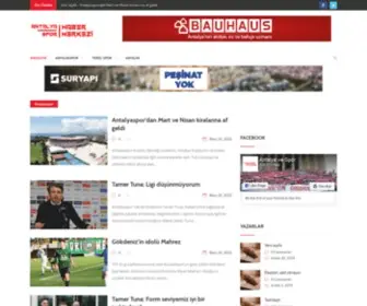 Antalyasporum.com(Antalya ve Antalyaspor Haber Portal) Screenshot