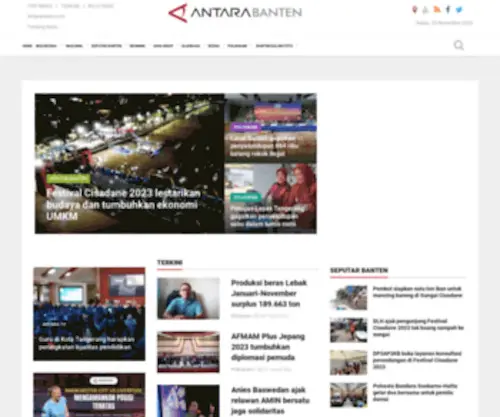 Antarabanten.com(Berita Banten Terkini) Screenshot