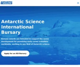 Antarcticsciencebursary.org.uk(Antarctic Science Bursaries) Screenshot