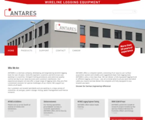 Antares-Geo.de(ANTARES Datensysteme GmbH) Screenshot