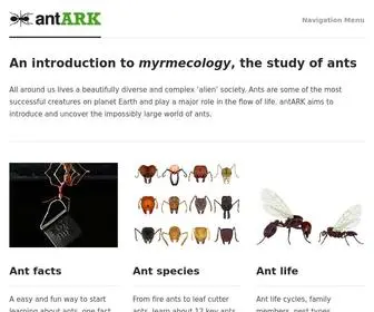 Antark.net(An intro to Myrmecology the study of Ants) Screenshot
