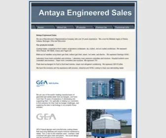 Antayaengineeredsales.com(Antaya Engineered Sales) Screenshot