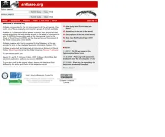 Antbase.org(antbase) Screenshot