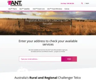 ANT.com.au(Fibre, Satellite, ADSL, IP Phone) Screenshot