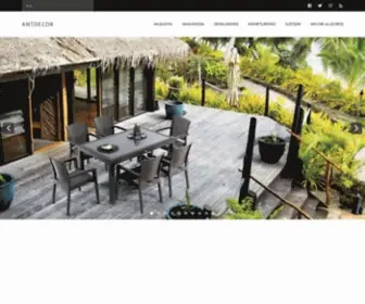 Antdecor.com.tr(Antdecor Industrial Indoor & Outdoor Furnitures) Screenshot
