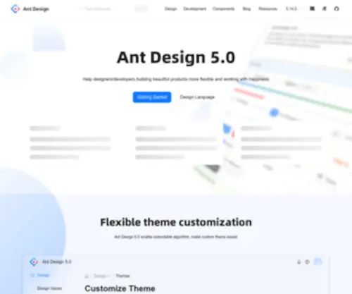 ANT.design(Ant Design) Screenshot