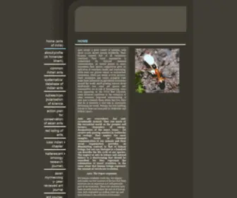 Antdiversityindia.com(Ants of India) Screenshot