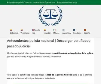 Antecedentes-Penales.info(≫) Screenshot