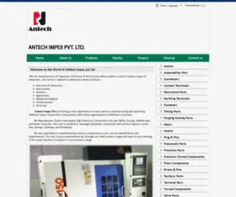 Antech.co.in(Antech Impex Pvt) Screenshot