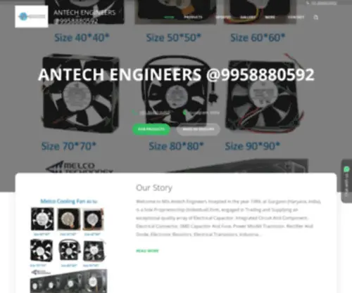 Antechindia.in(ANTECH ENGINEERS @in Gurugram) Screenshot