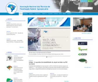 Anteffa.org.br(Associação Nacional dos Técnicos de Fiscalização Federal Agropecuaria) Screenshot