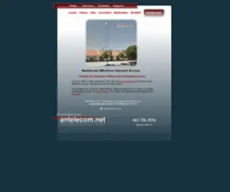 Antelecom.net(Antelecom, Inc) Screenshot