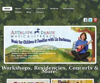 Antelopedance.com(Antelope Dance) Screenshot