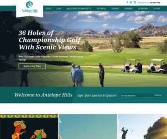 Antelopehillsgolf.com(Antelope Hills Golf Courses) Screenshot