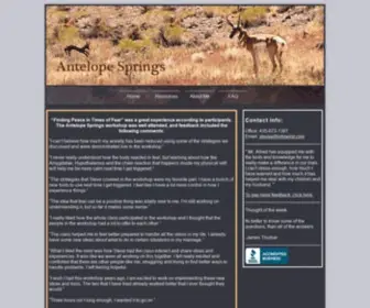 Antelopespringscounseling.com(Antelope springs counseling) Screenshot