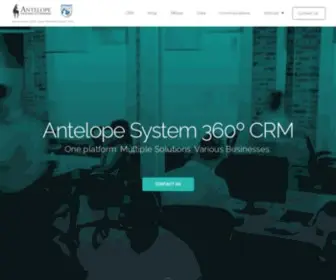 Antelopesystem.com(Antelope Home) Screenshot