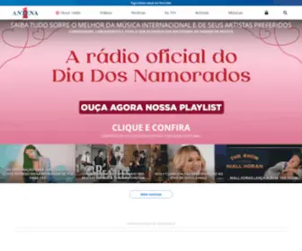 Antena1.com.br(A rádio online mais ouvida do Brasil) Screenshot
